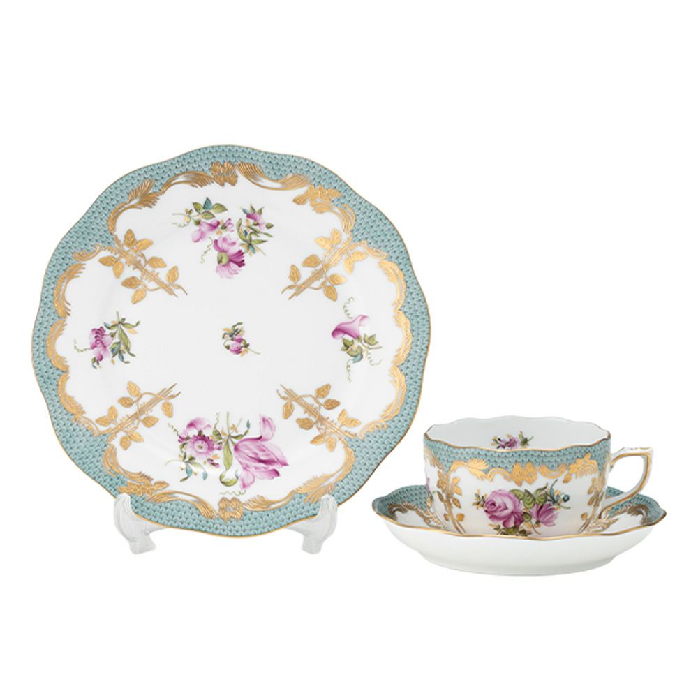 ヘレンド (HEREND) アポニーグリーンシンプル ASV-CH トリオセット