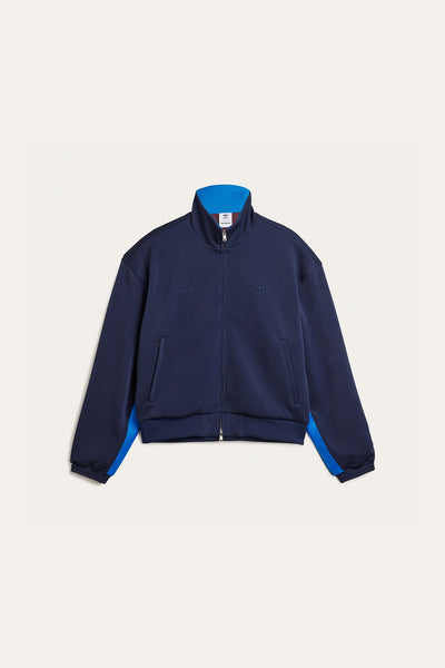WB Pique Track Top in Navy – L'ENSEMBLE