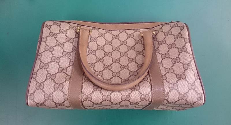 GUCCI オールドグッチ ミニボストンバック - 革製品の修理 レザー