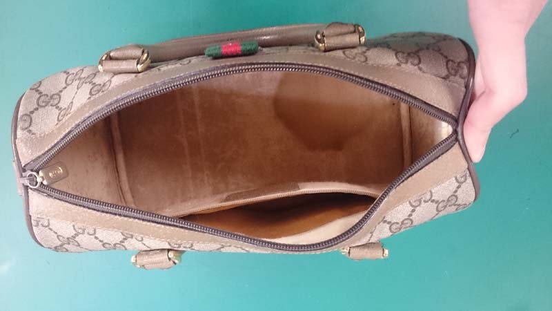 GUCCI オールドグッチ ミニボストンバック - 革製品の修理 レザー