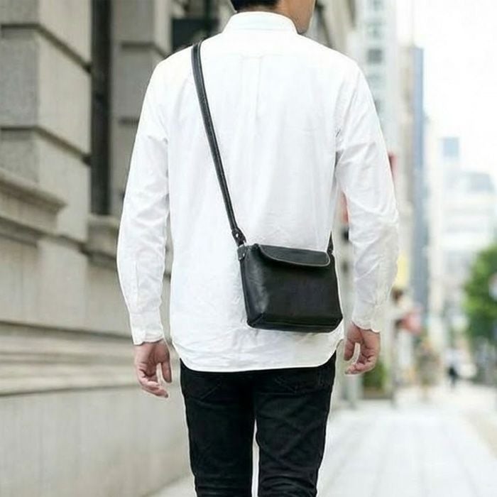 フラップスクエアショルダーバッグS｜PORCO ROSSO