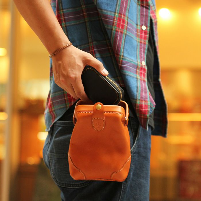 口枠ベルトポーチ｜PORCO ROSSO