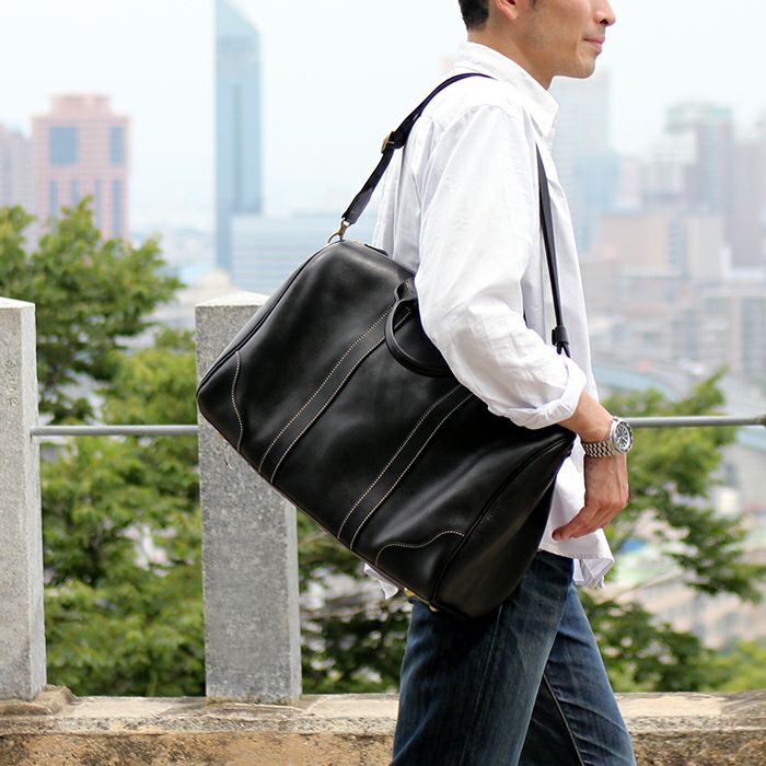 ソフトトラベルボストンバッグM｜PORCO ROSSO