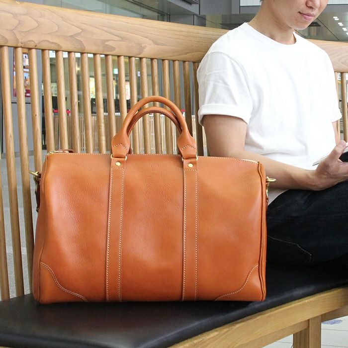 ソフトトラベルボストンバッグM｜PORCO ROSSO