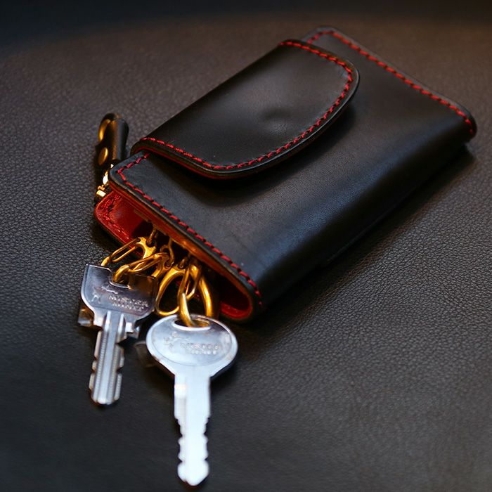 オールインワン4連キーケース（小銭入れ付き）｜革鞄・革小物のPORCO