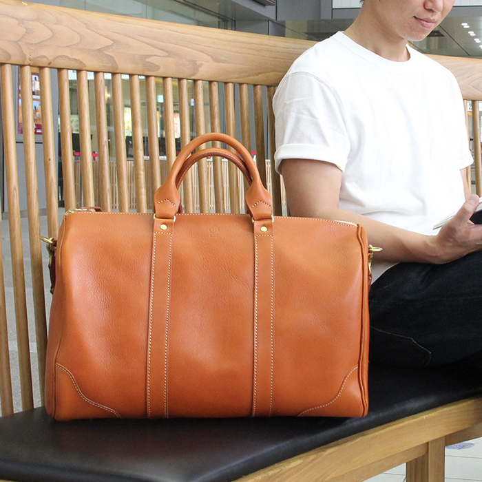 ソフトトラベルボストンバッグM｜PORCO ROSSO