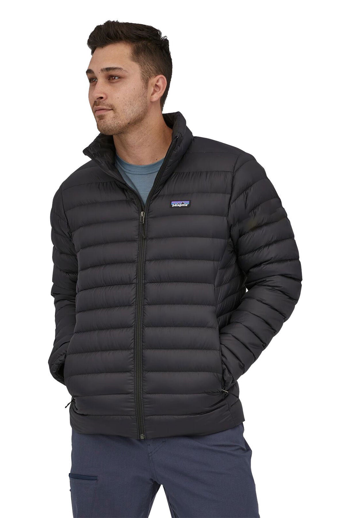 Branded Patagonia Men's Down Sweater Jacket 84675 Black