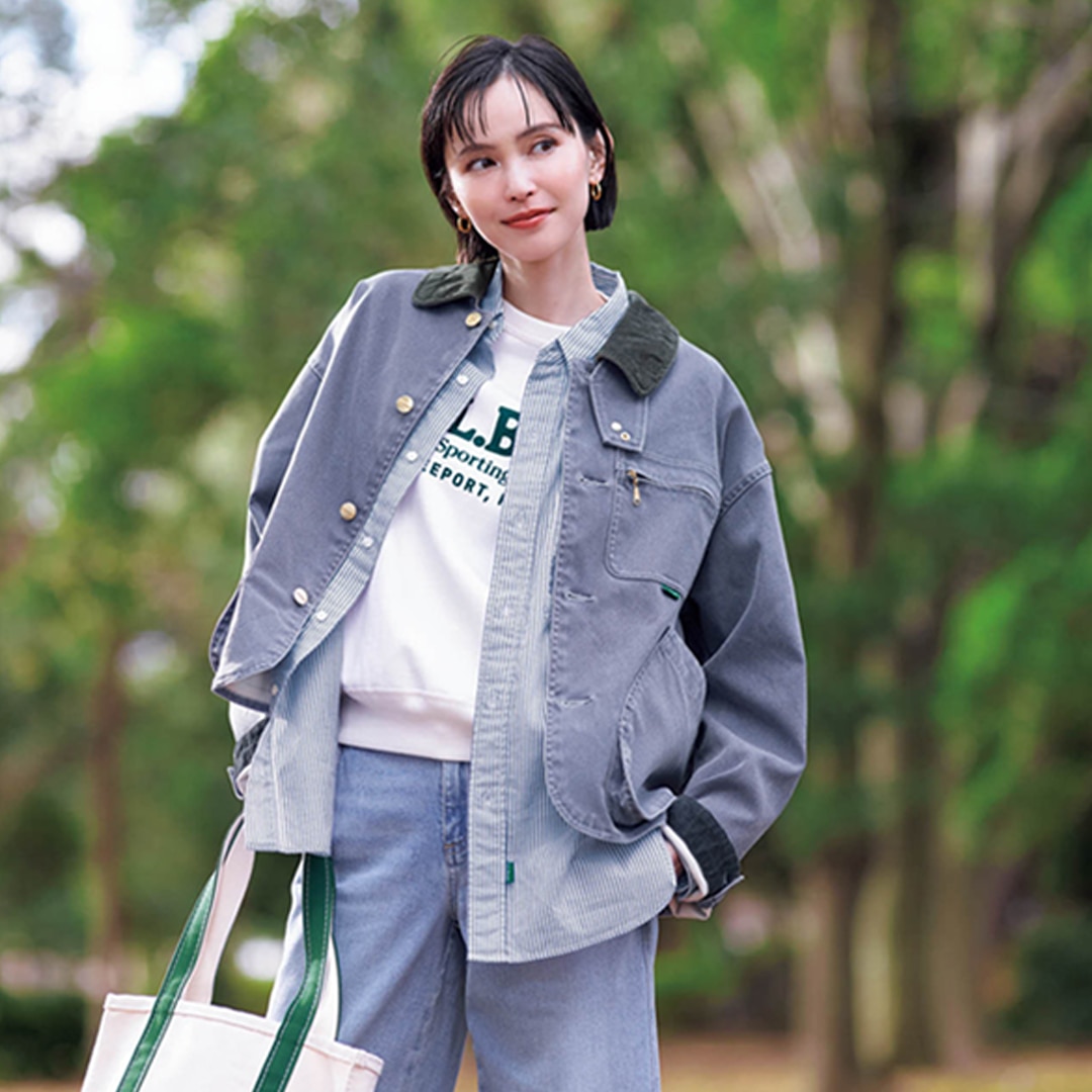 LEEマルシェ初登場！蛯原友里さんが着る「カレンソロジー」のブラウス