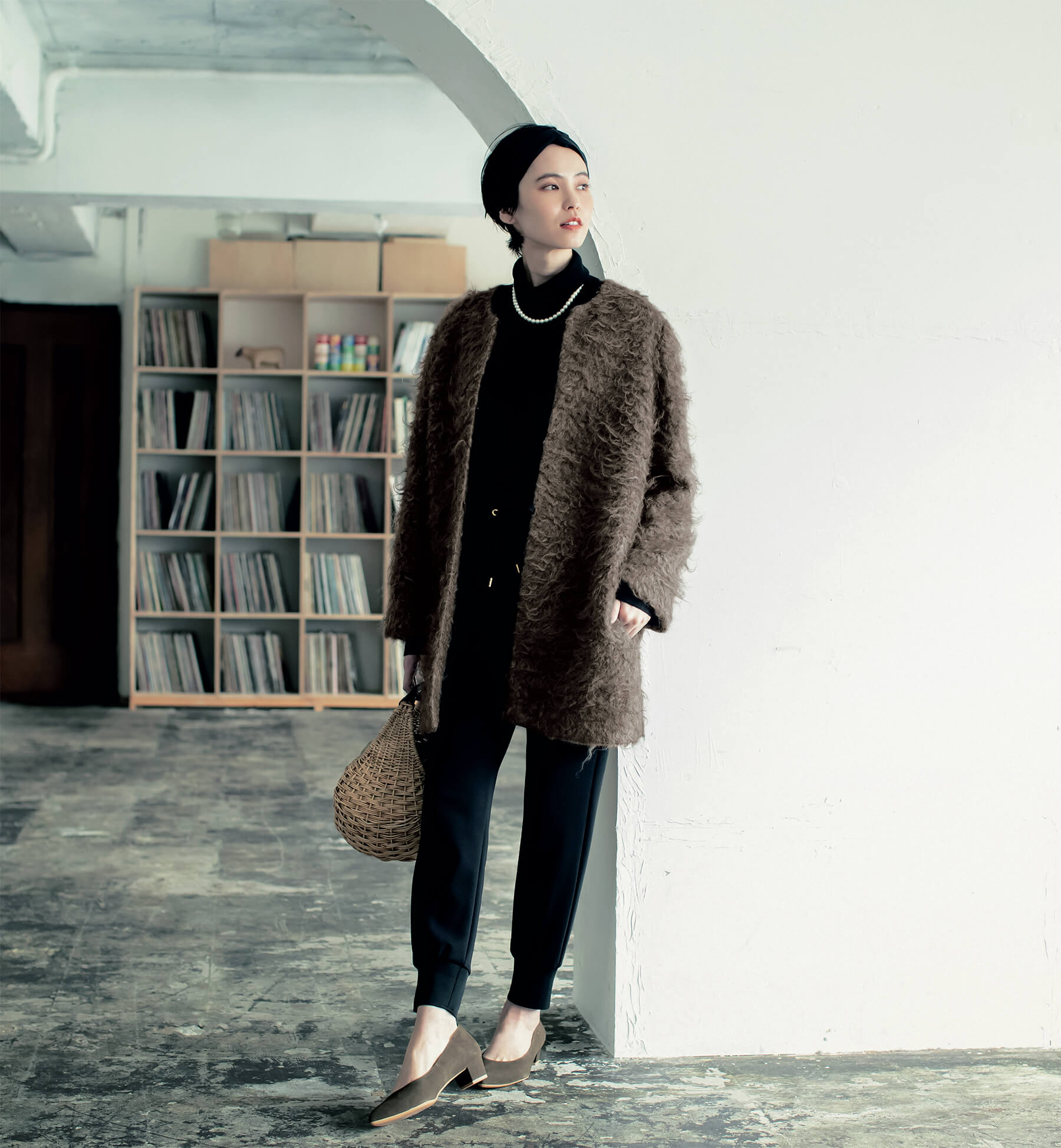 モヘア生地を贅沢に使用した、根強い人気の上質コート【saqui】 | LEE