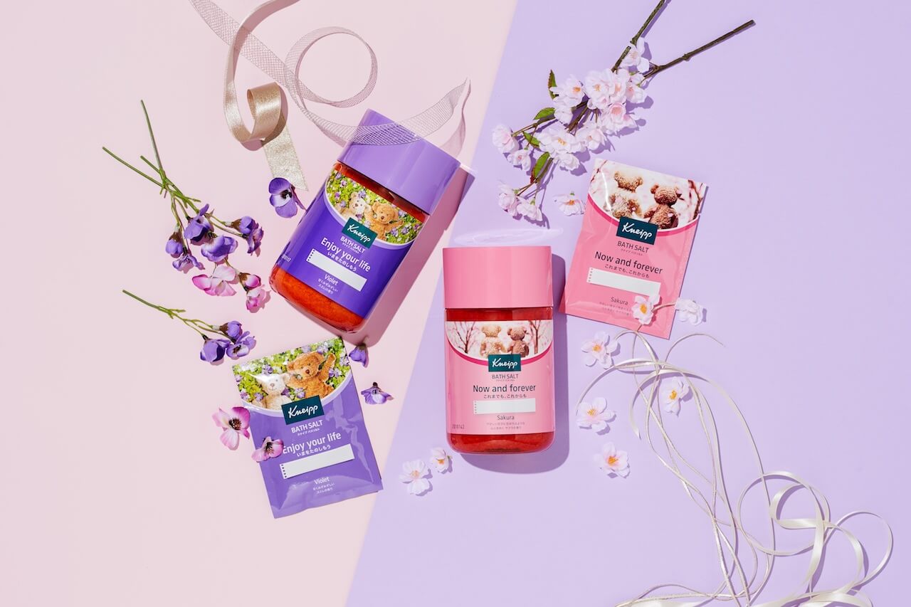 メッセージが書き込める！ クナイプの春限定バスソルトはプチギフトに