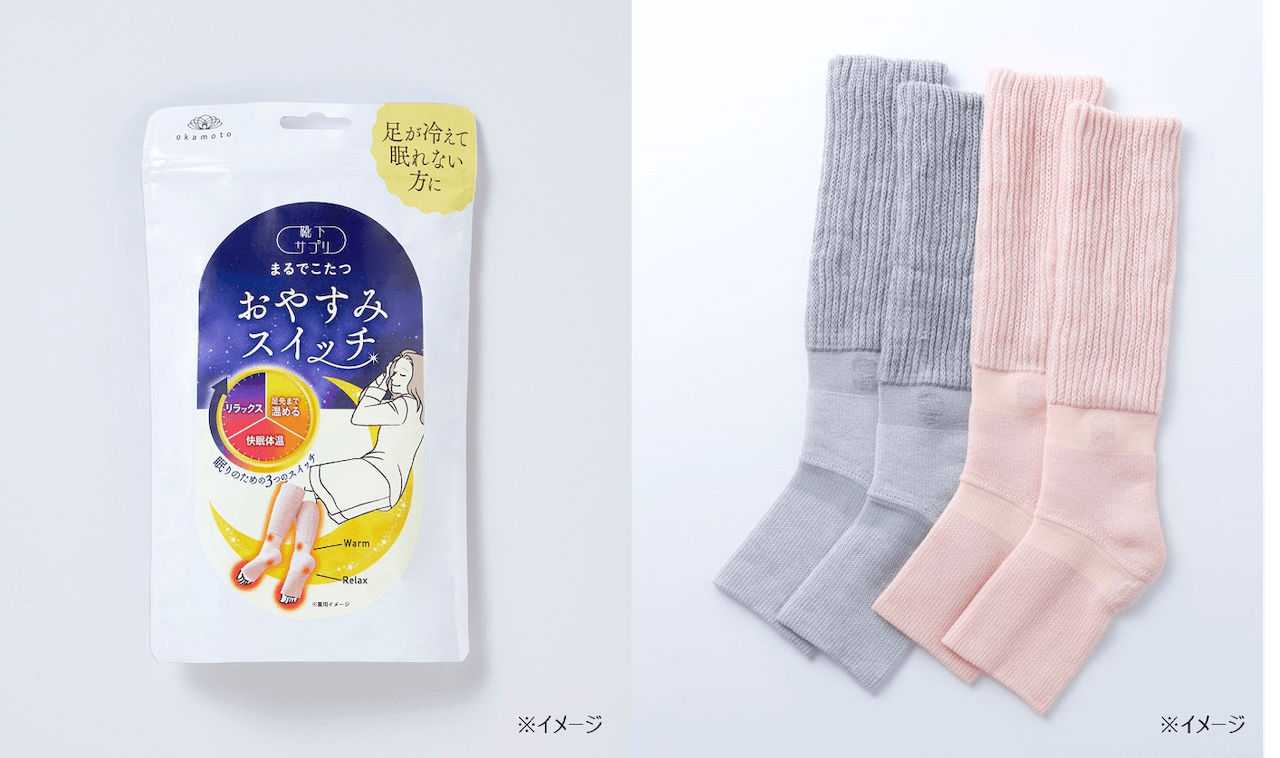 靴下サプリ まるでこたつソックス」、「まるでこたつ レッグウォーマー