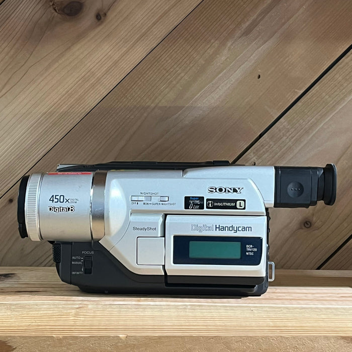 Sony DCR-TRV120 NTSC Digital8 Hi-8 Camcorder w/ 3.7–92.5mm Lens