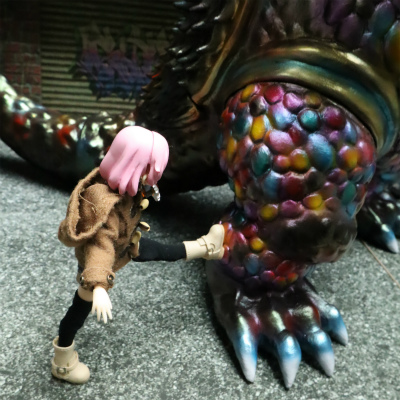 シカルナ・工房 幻獣ソフトシリーズ マダラ & 世界の怪獣 ザゴラ 山中