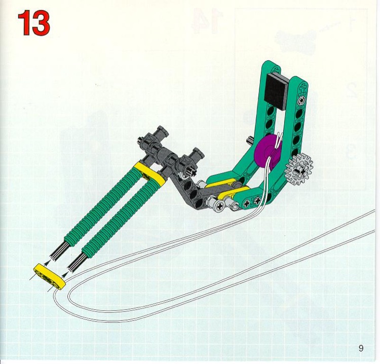 LEGO Instructions for set 8202 Bungee Chopper, Technic - Competition