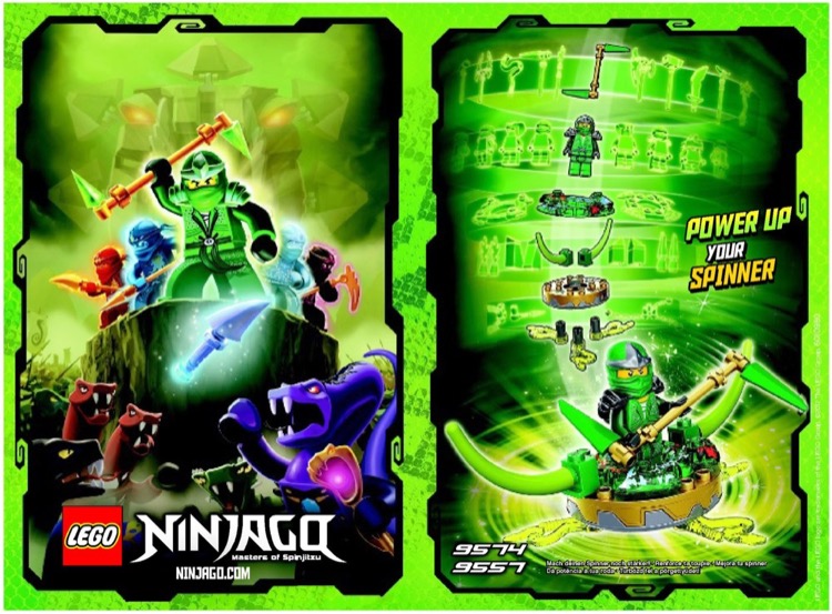 LEGO Instructions for set 9574 Lloyd ZX, Ninjago - Spinners