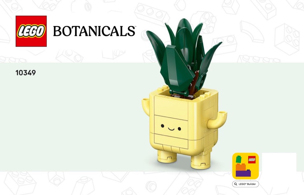 LEGO Instructions for set 10349 Happy Plants, Botanicals