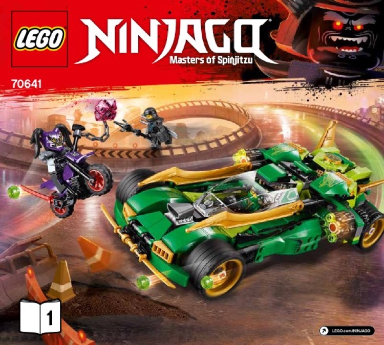 LEGO Instructions for set 70641 Ninja Nightcrawler, Ninjago - Sons