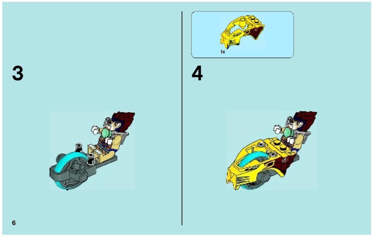 LEGO Instructions for set 70104 Jungle Gates, Legends of Chima