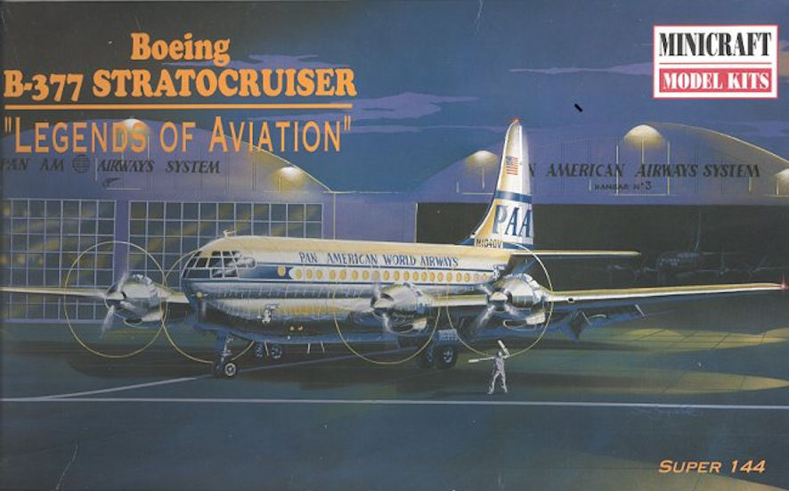 Boeing 377 Stratocruiser in 1/144 by Minicraft – Leigh Edmonds