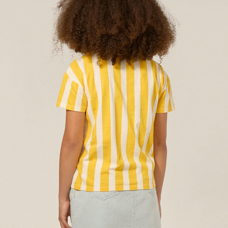 The Campamento（カンパメント） 2025SS YELLOW STRIPE KIDS T-SHIRT