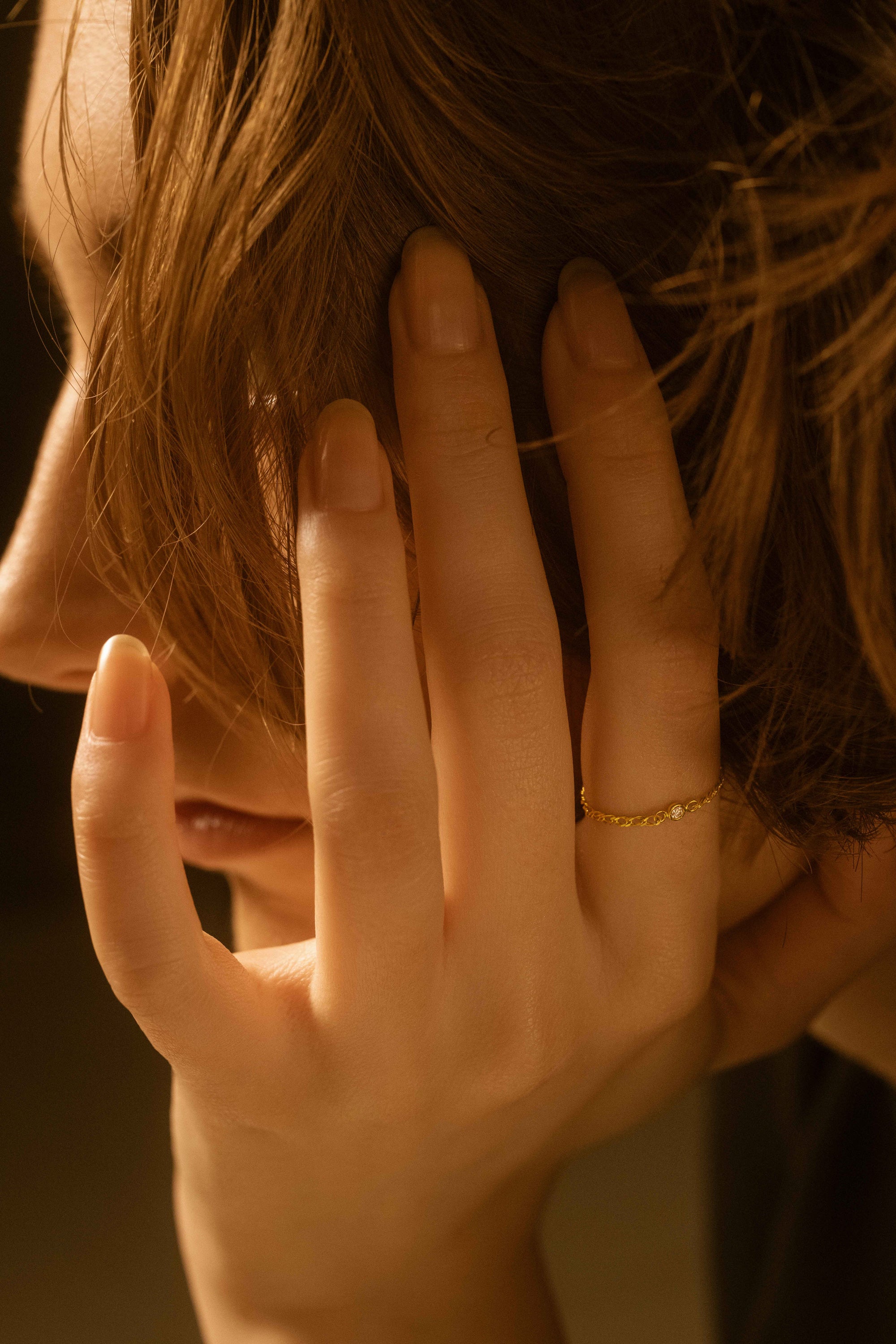 diamond chain ring – les bon bon Online store