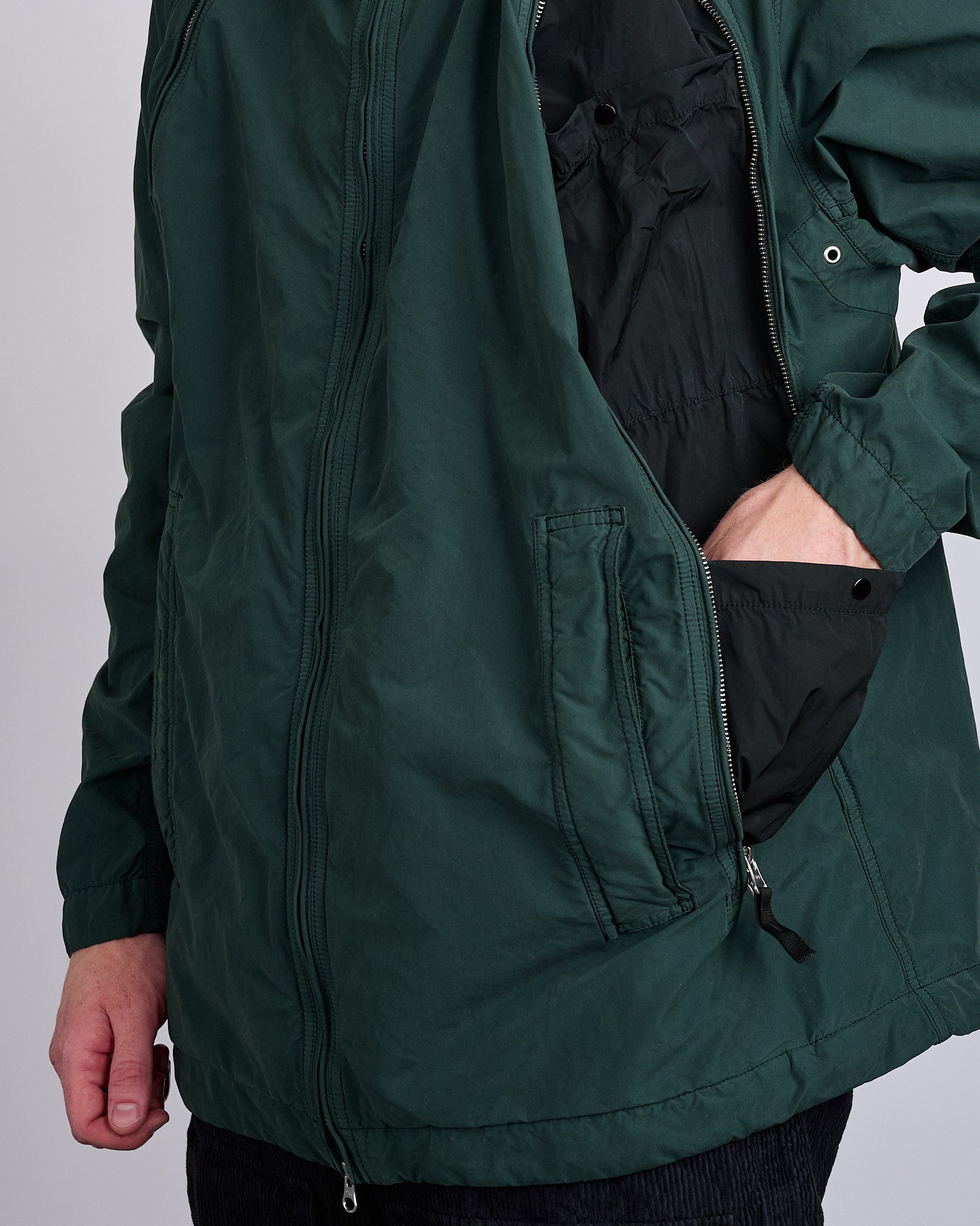 Stone Island David Light-TC Zipper Jacket Juniper – LESS 17