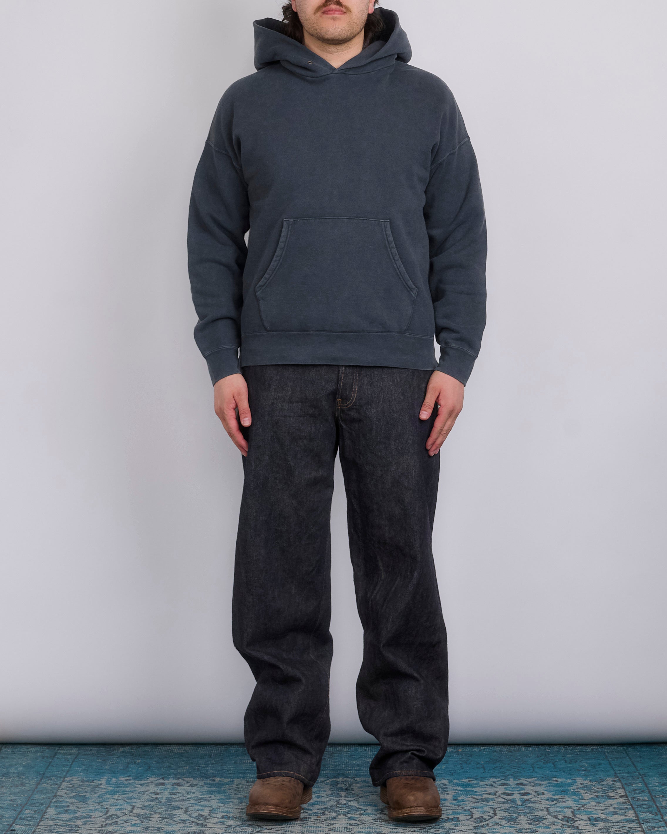 visvim Jumbo SB Hoodie DMGD Black – LESS 17