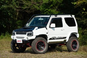 ジムニーJB23 ファイターエンジニアリング製エンジン換装 車検長