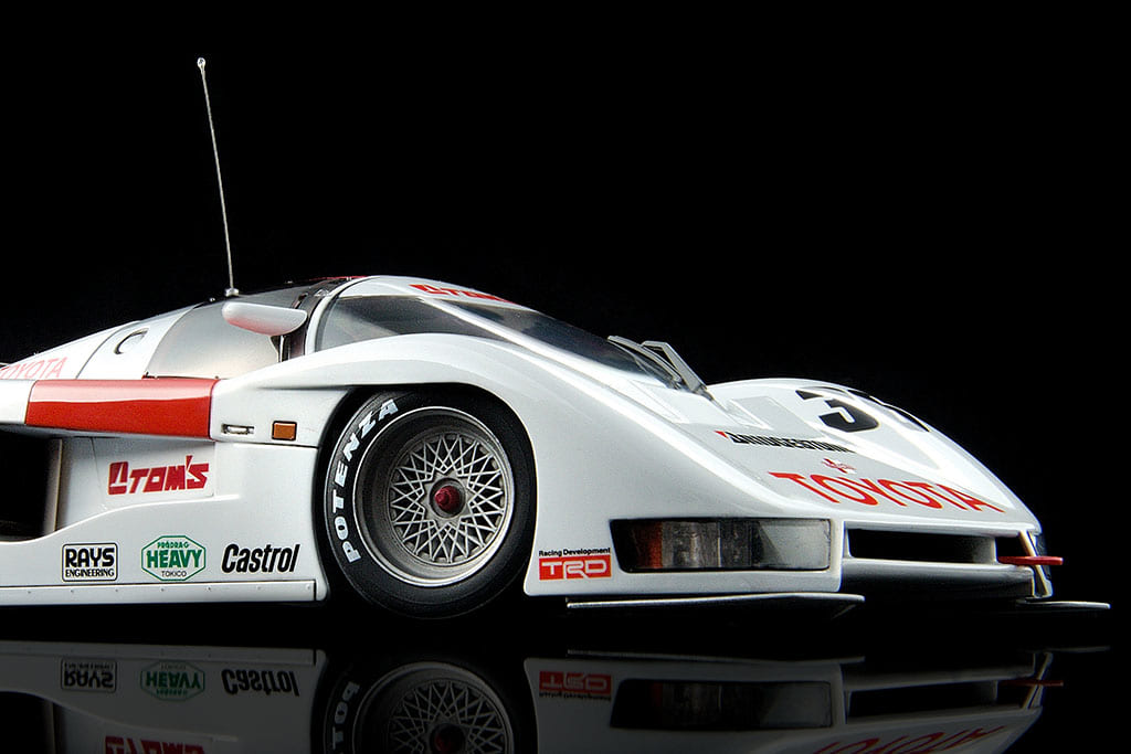 これがトヨタのグループCカー！タミヤ製プラモ「トヨタ・トムス84C」は