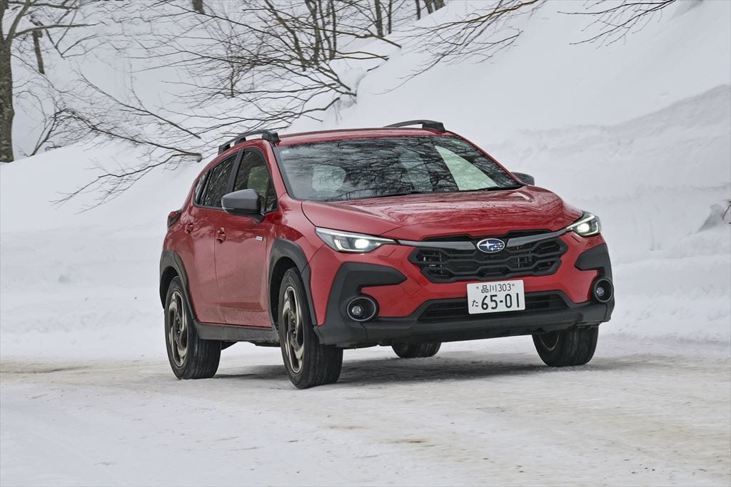 スノードライブ】スバル・クロストレックS:HEVは高い燃費と悪路での