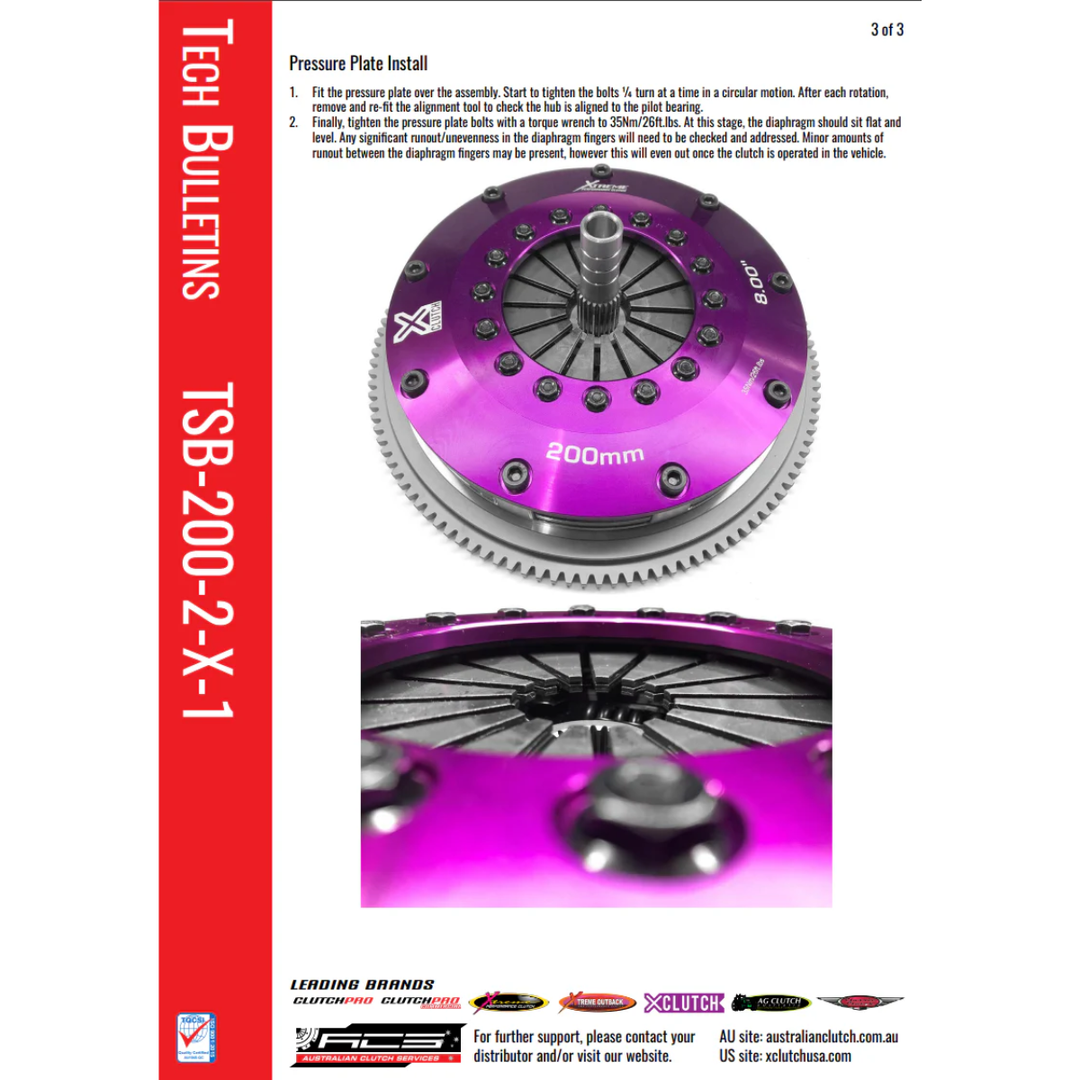 XClutch GR86 / BRZ 8in Twin Sprung Ceramic Clutch Kit – LIMIT+1