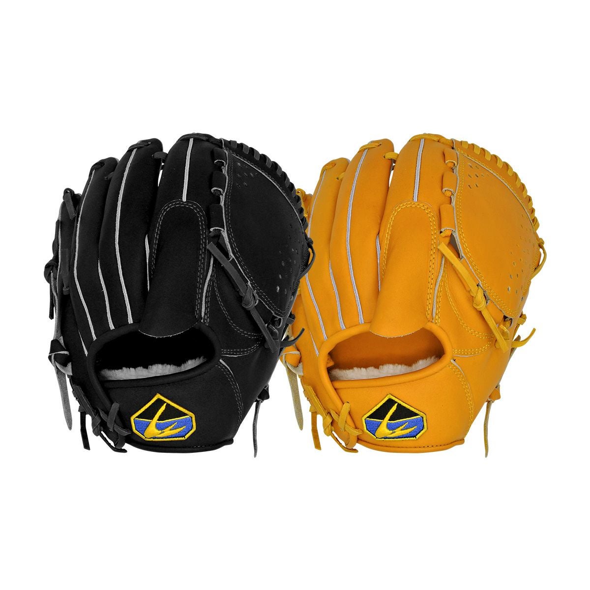 LINDSPORTS 硬式用 内野手グローブ 右投用 イエロー バスケットウェブ