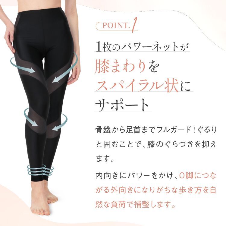 2024新商品】O脚改善防止計画 スパイラルレギンス - ランジェリー・ラボ