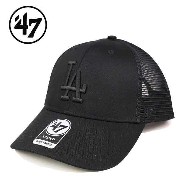 47 メッシュキャップ BRANSON MVP ロサンゼルス ドジャーズ ブラック