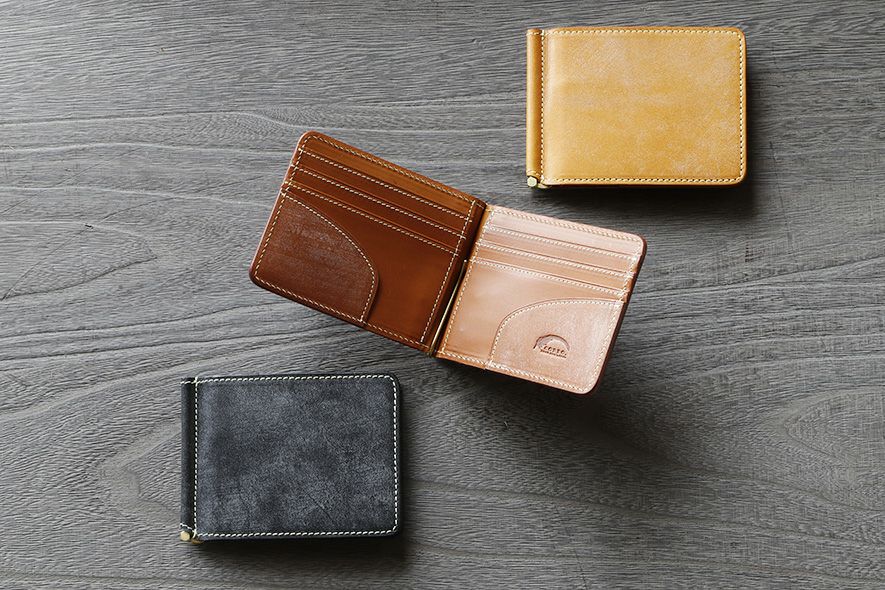 full grain Bridle Leather - 札ばさみ | 【公式】CORBO. Online-Shop