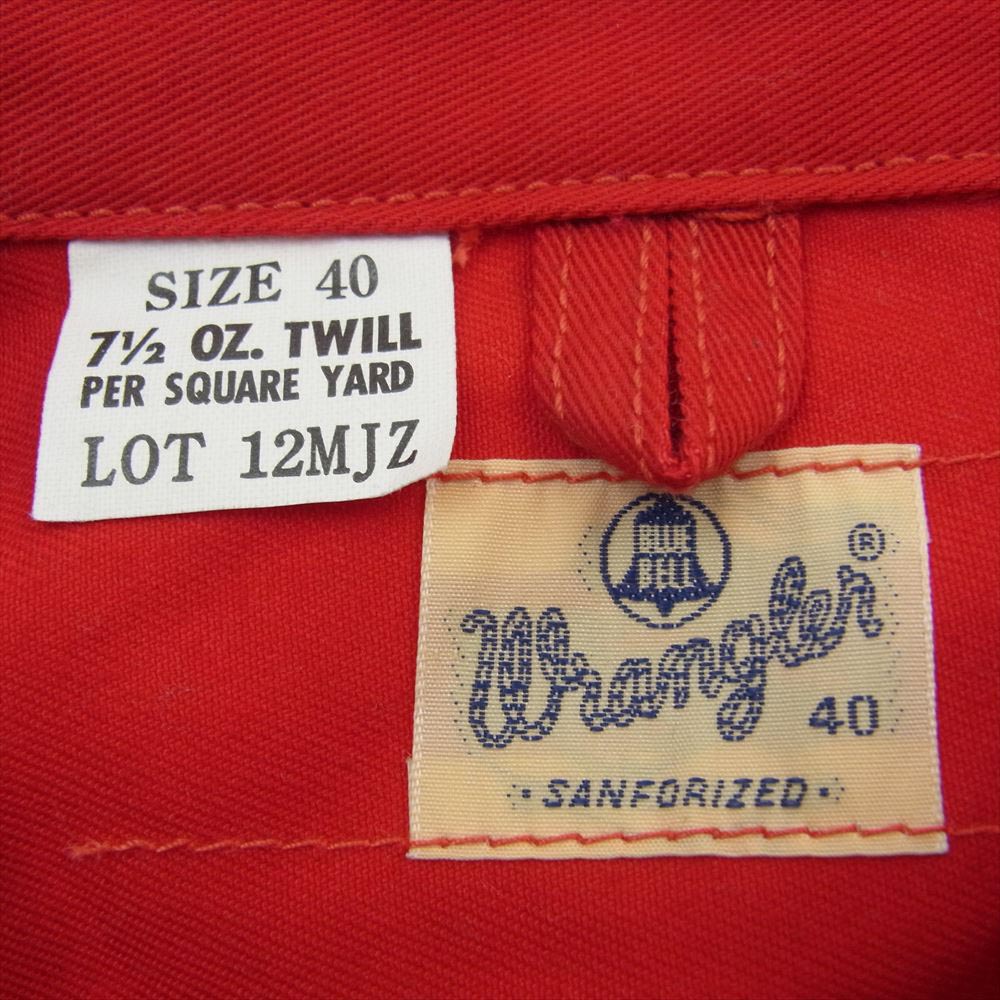 Wrangler ラングラー M4012-68 12MJZ 60s 復刻 縦ベルタグ デッド