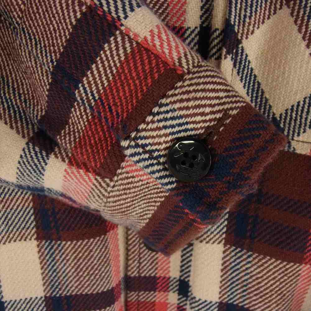 に*こ様 美品‼️ ラブジェネジャケット 赤チェック CPOジャケットL