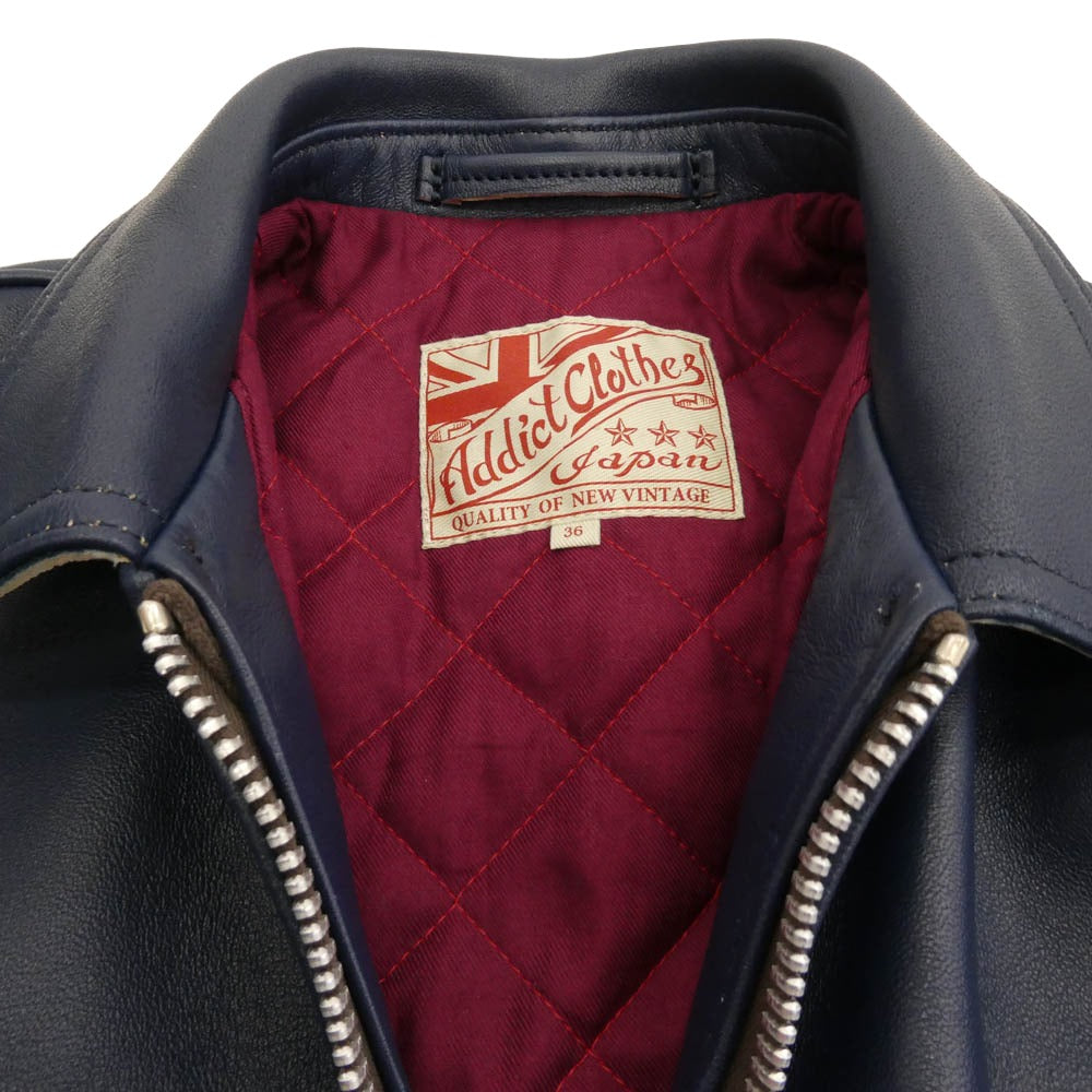 ADDICT CLOTHES アディクトクローズ AD-01 CENTER-ZIP JACKET SHEEP