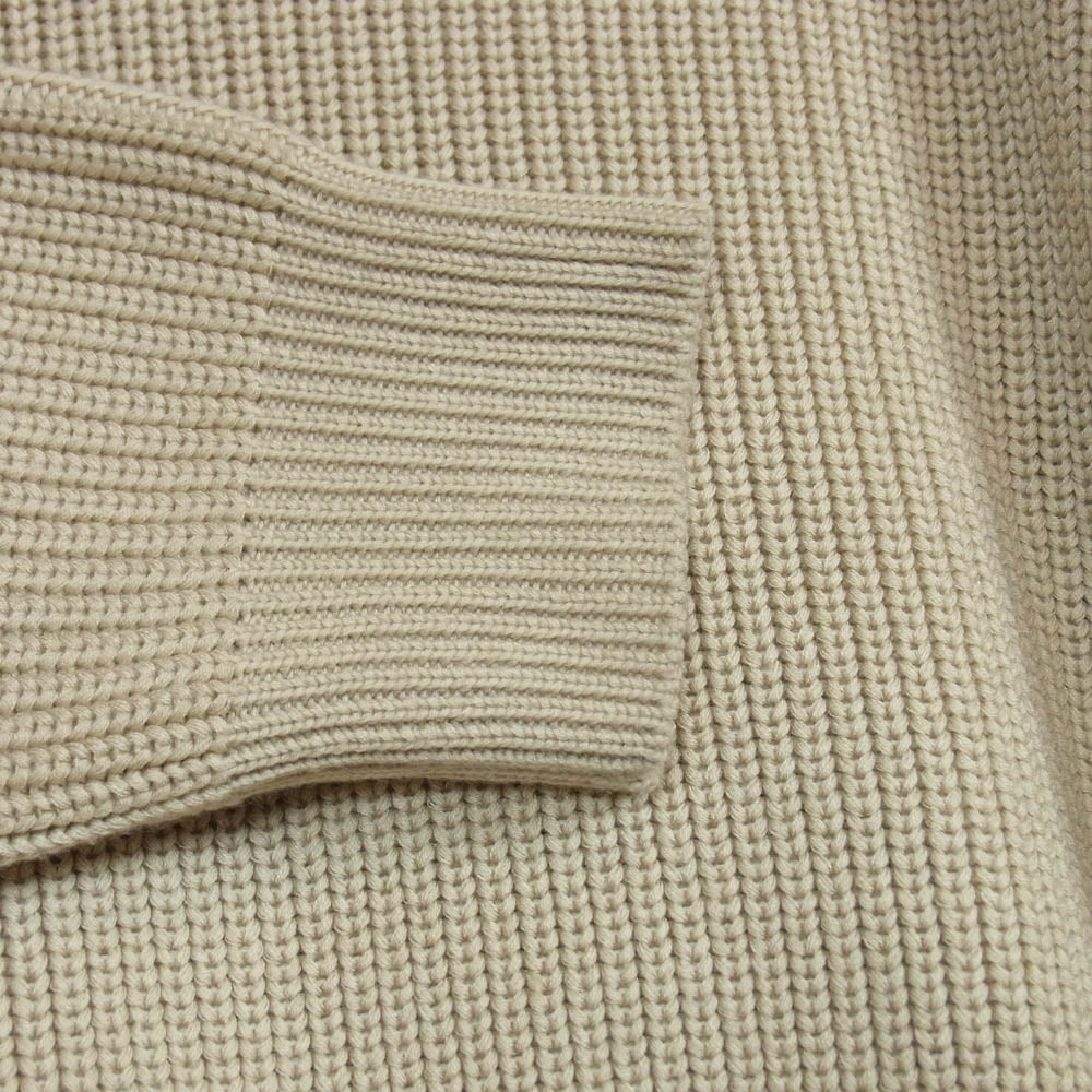 アニュアンス ハイゲージ タートル ルーズ ニット ベージュ系 F【中古