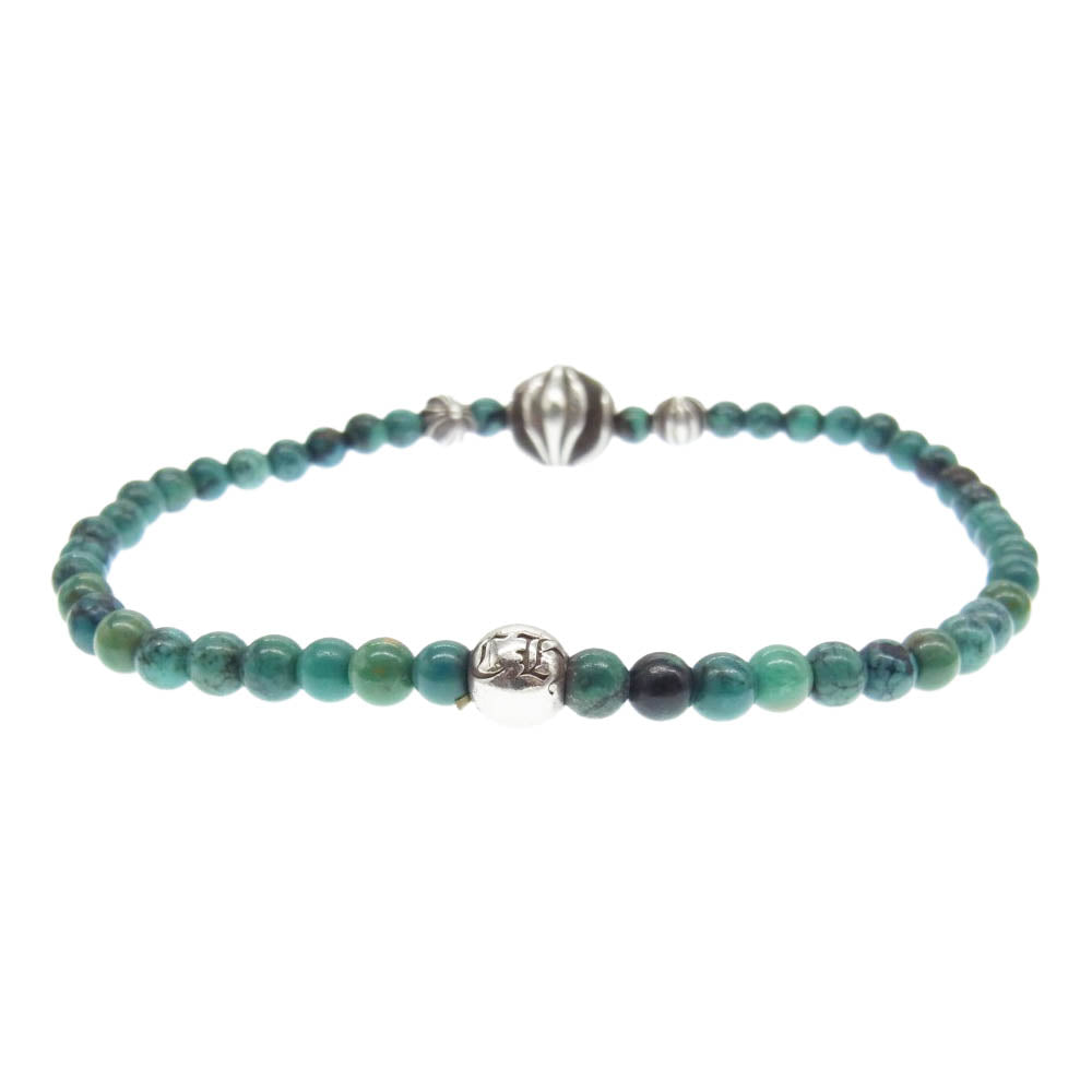 CHROME HEARTS クロムハーツ（原本無） 4mm BEAD ターコイズ ビーズ