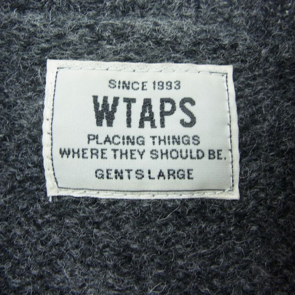 WTAPS ダブルタップス 142MADT-KNM01 DECK CREW-C SWEATER ウール