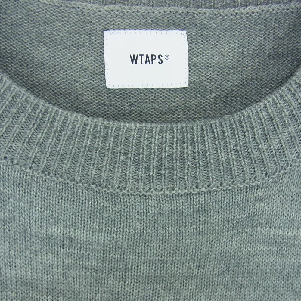 WTAPS ダブルタップス 18AW 182MADT-KNM01 CREW SWEATER WOAC クルー
