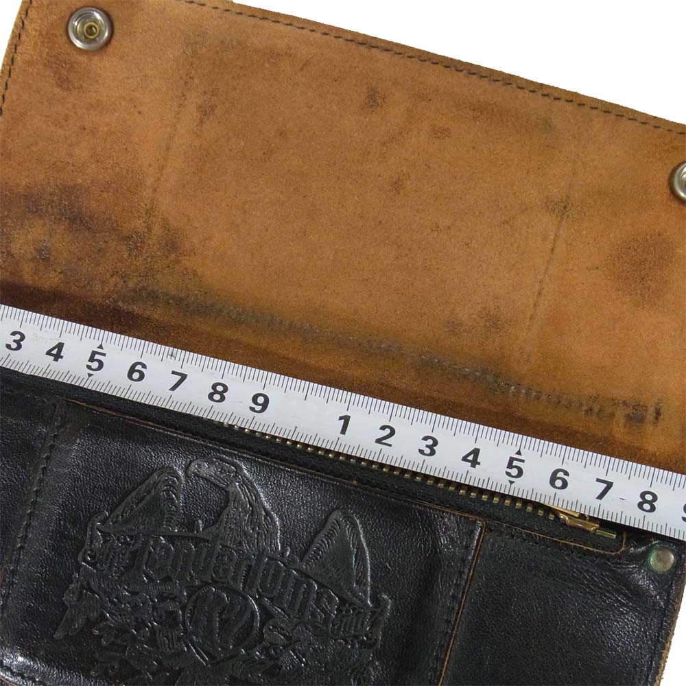 TENDERLOIN テンダーロイン T-WALLET レザー 二つ折り 長財布 ブラック