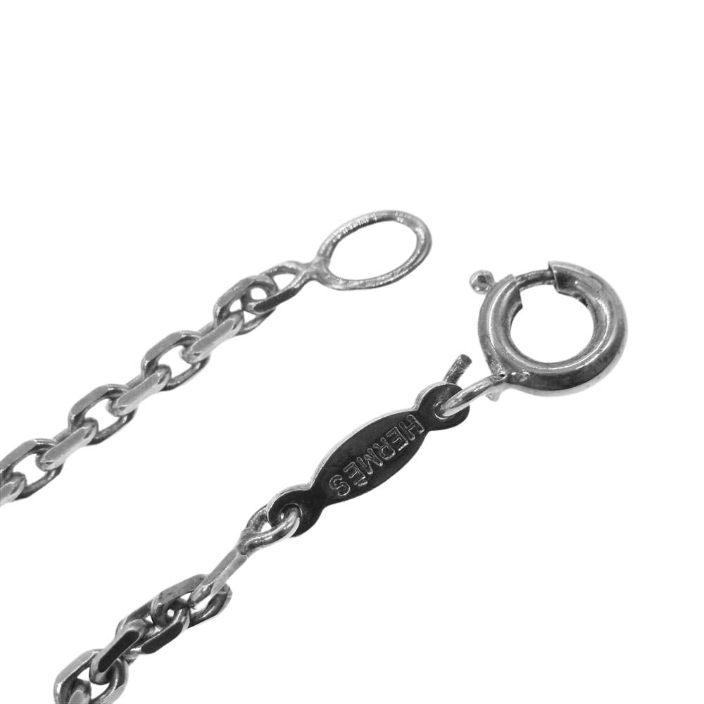 HERMES エルメス SV925 シルバー チェーン ネックレス シルバー系