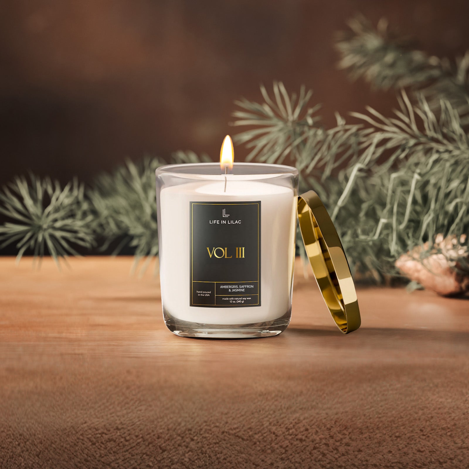 Golden Hour Candle – Life in Lilac