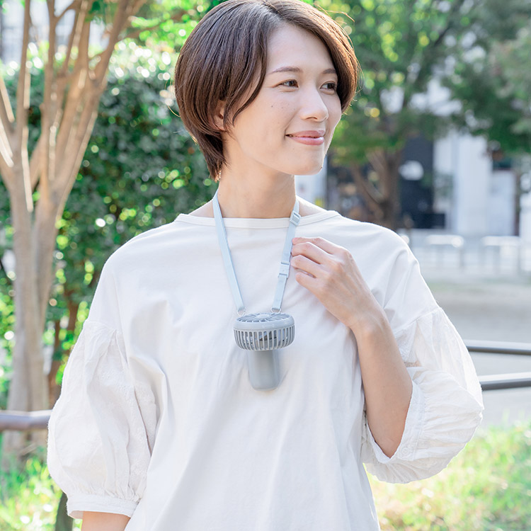 3WAYアロマハンディファン PR-F081 | PRISMATE(プリズメイト)