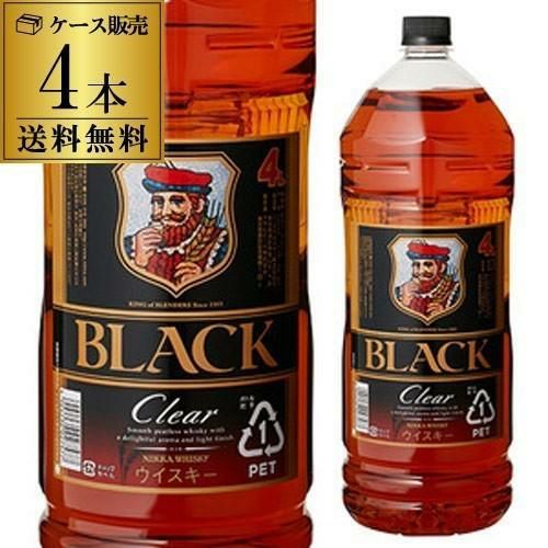 ニッカ ブラックニッカ クリア 2.7L(2700ml)×6本【ケース6本入】【送料
