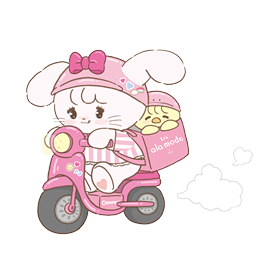 Lil ala mode おすわりキーチェーンマスコット（ムース） – Lil ala