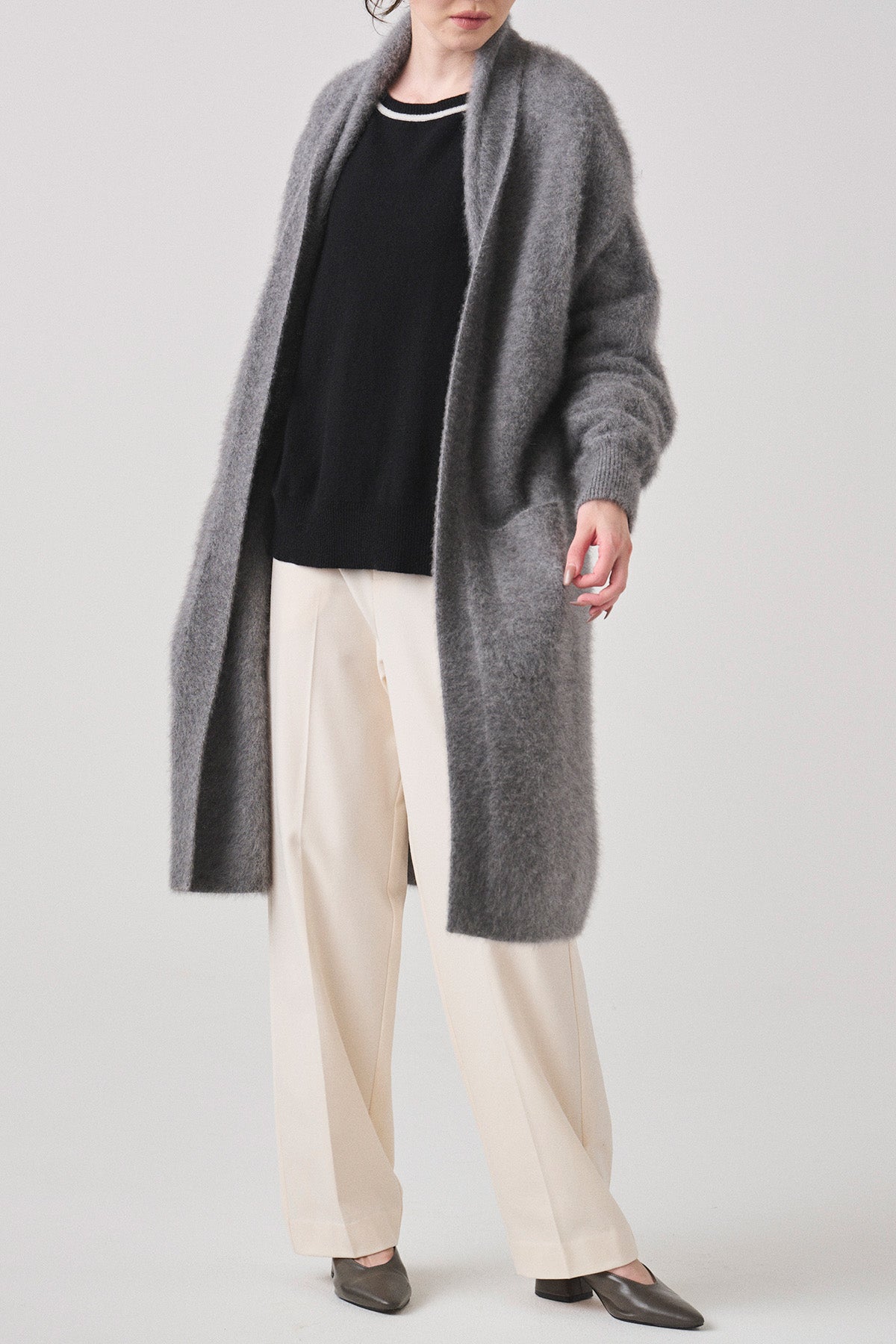 FOX×カシミヤニットロングカーディガン – LiSA LiSA ONLINE SHOP