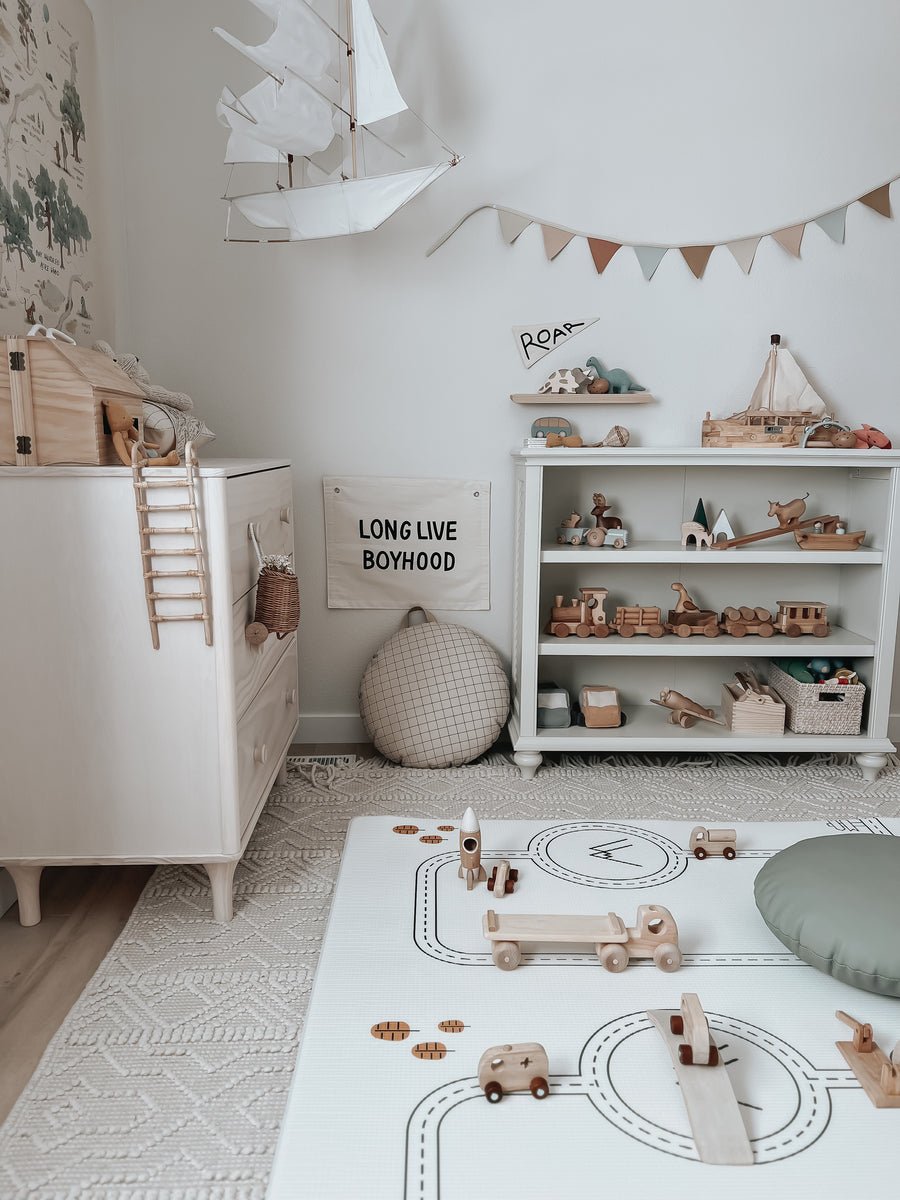 LITTLE BOT BABY PLAYMAT (Boho town + Country road Nordic) – Little